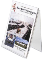 Broschyrställ Plexi, bord